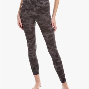 Spanx Look at Me Now Grey Camo High Waist Leggings